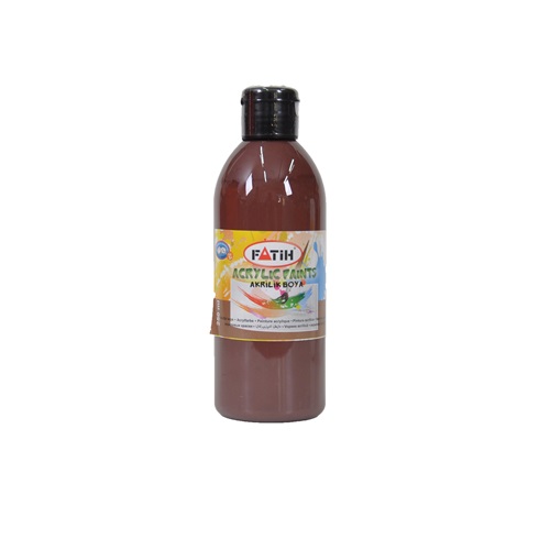Fatih Akrilik Boya (250 Ml Koyu Kahve)