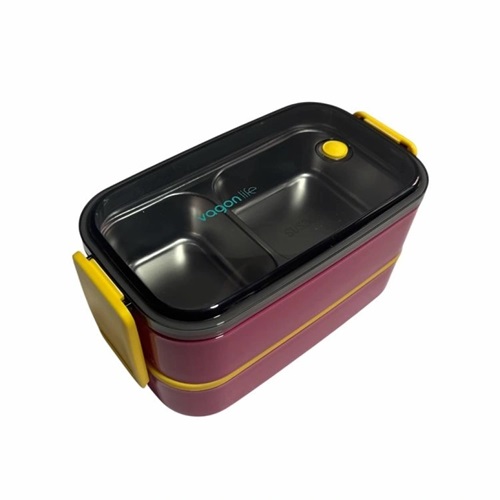 VAGONLİFE 3 BÖLME ÇELİK LUNCHBOX 1400 ML PEMBE