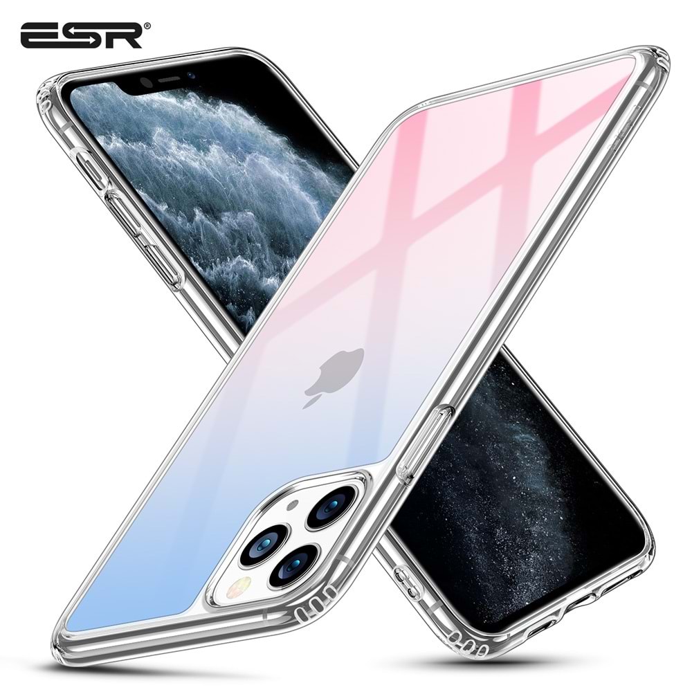 ESR iPhone 11 Pro Max Kılıf, Ice Shield, Red+Blue