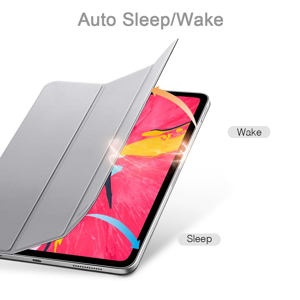 ESR iPad Pro 11 2018 Kılıf, Yippee Magnetic Series,Silver Gray