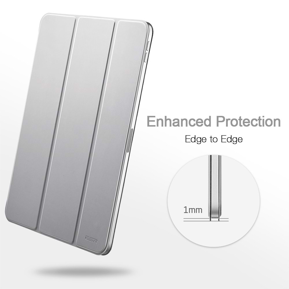 ESR iPad Pro 11 2018 Kılıf, Yippee Magnetic Series,Silver Gray