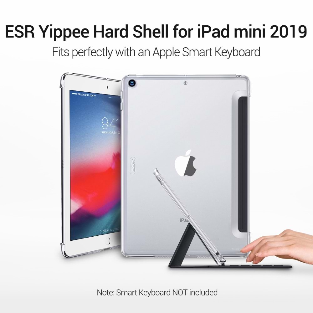 ESR iPad mini 2019 Kılıf, Yippee,Clear