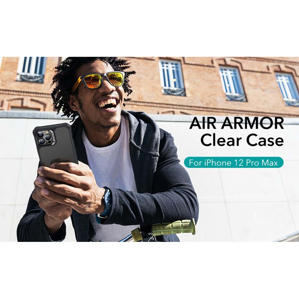 ESR iPhone 12 Pro Max Kılıf,Air Armor Siyah