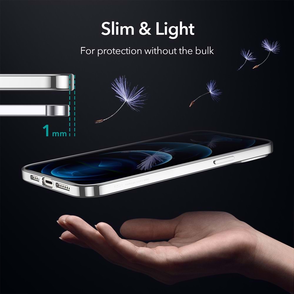 ESR iPhone 12 Pro Max Kılıf,Halo Gümüş Rengi