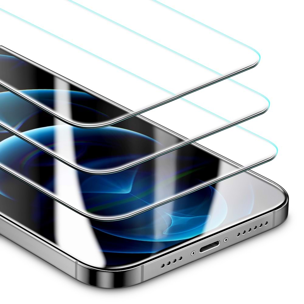 ESR iPhone 12 Pro Max Ekran Koruyucu,Screen Shield 3 Adet