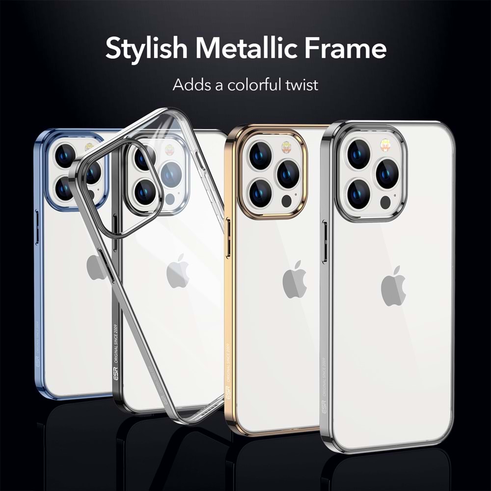 ESR iPhone 13 Pro Max Kılıf,Classic Hybrid Gümüş Rengi