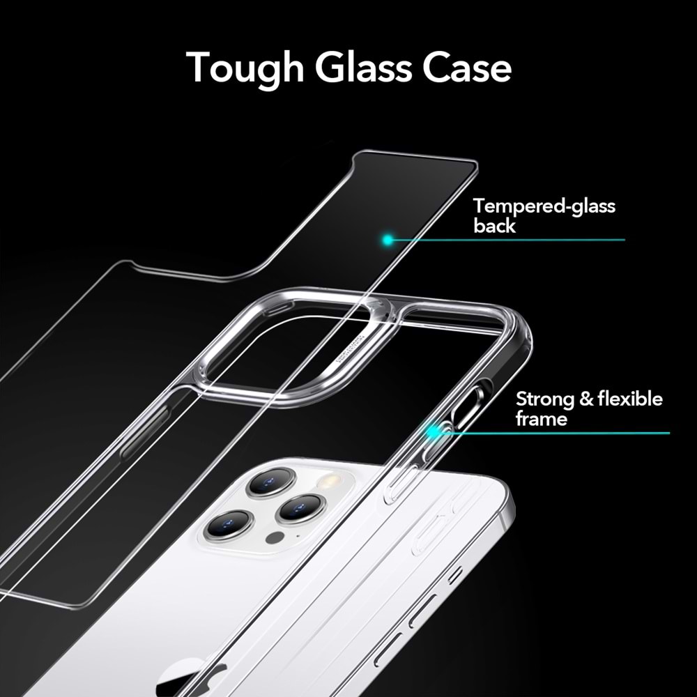 ESR iPhone 12 Pro Max Kılıf, Ice Shield,Clear