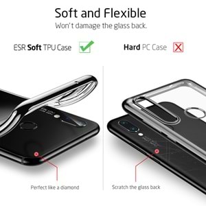 ESR Huawei P20 Lite Kılıf, Essential Twinkler,Black