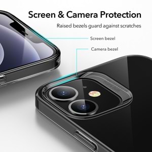 ESR iPhone 12 Mini Kılıf,Air Shield Boost Siyah