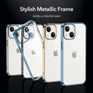 ESR iPhone 13 Kılıf,Classic Hybrid Metalik Mavi