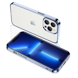ESR iPhone 13 Pro Max Kılıf,Classic Hybrid Metalik Mavi