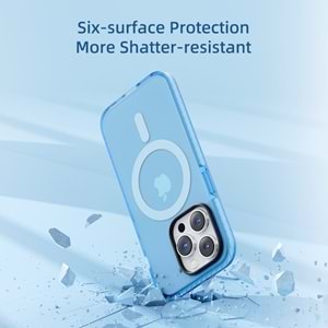 iPhone 14 Pro Kılıf,Rock Shield Serisi Blue