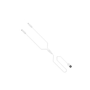 Hoco X1 Micro USB +iPhone (8pin) 2'li Hızlı Şarj ve Data Kablo 1M Beyaz