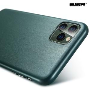ESR iPhone 11 Pro Kılıf,Metro Leather,Pine Green
