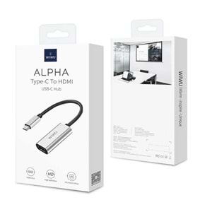 Wiwu Alpha Type-c to HDMI Grey