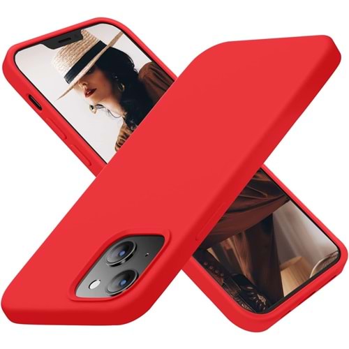 iPhone 13 Mini 5.4' Kılıf,Premium Lansman (Kırmızı)