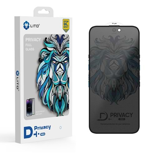 D+ Pro Matte Privacy Full Glass 15 Ekran Koruyucu