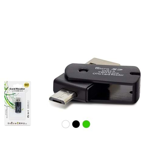 HADRON HN121 CARD READER MICRO SD & MICRO USB