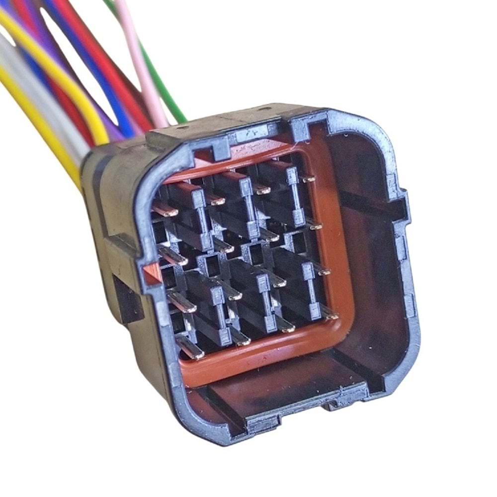 SOKET 16 Lİ UNİVERSAL ( SİYAH ) KABLOLU ( ERKEK )