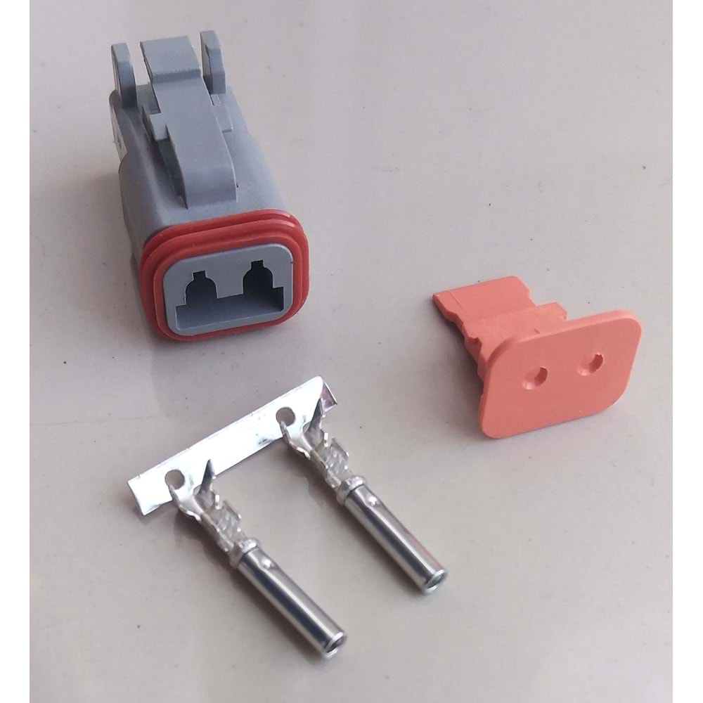 ( Y.M.) DEUTSCH 2 Lİ İŞ MAKİNASI SOKETİ ( KABLOSUZ )