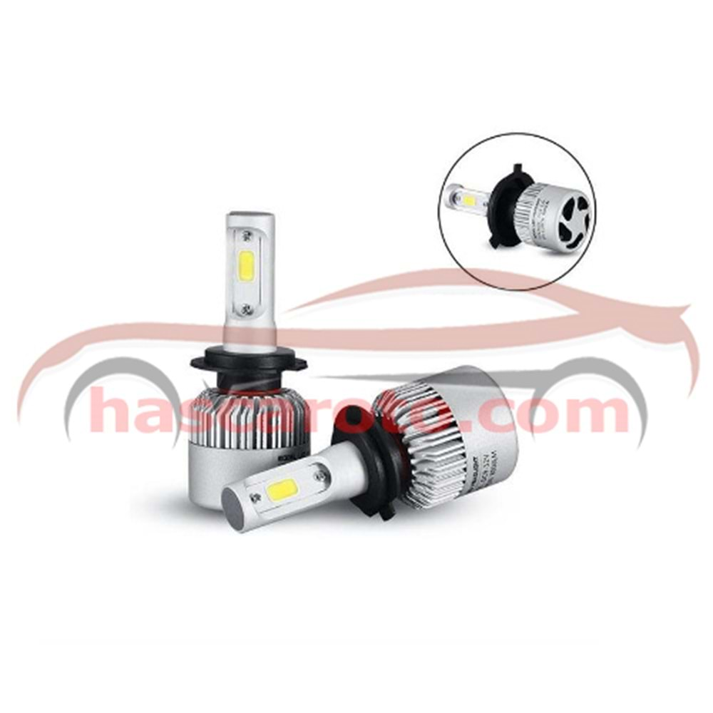 ( LED XENON SET ) H7 ( 6000 CAL. ) ( 12-24 Volt )