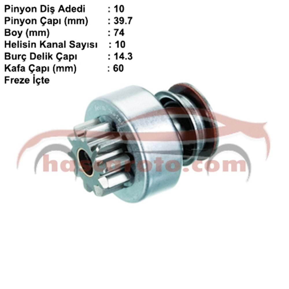 ( 10 DİŞ ) FORD 3600 / 6609 / PERKİNS