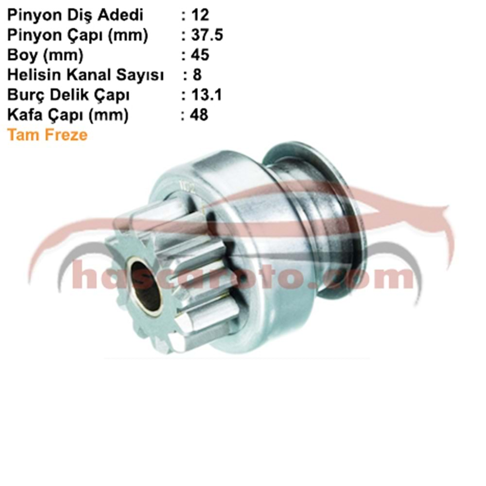 ( 12 DİŞ ) MITSUBISHI L.200 / 300 Y.M. ( 98 - 05 ) MARS DİŞLİSİ