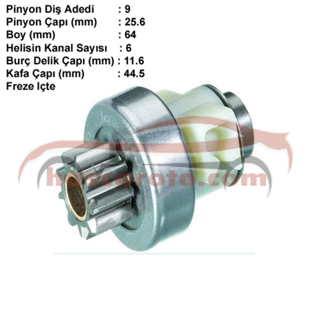 ( 9 DİŞ ) DOĞAN SLX / KARTAL / TEMPRA ( ARA PLASTİKLİ )