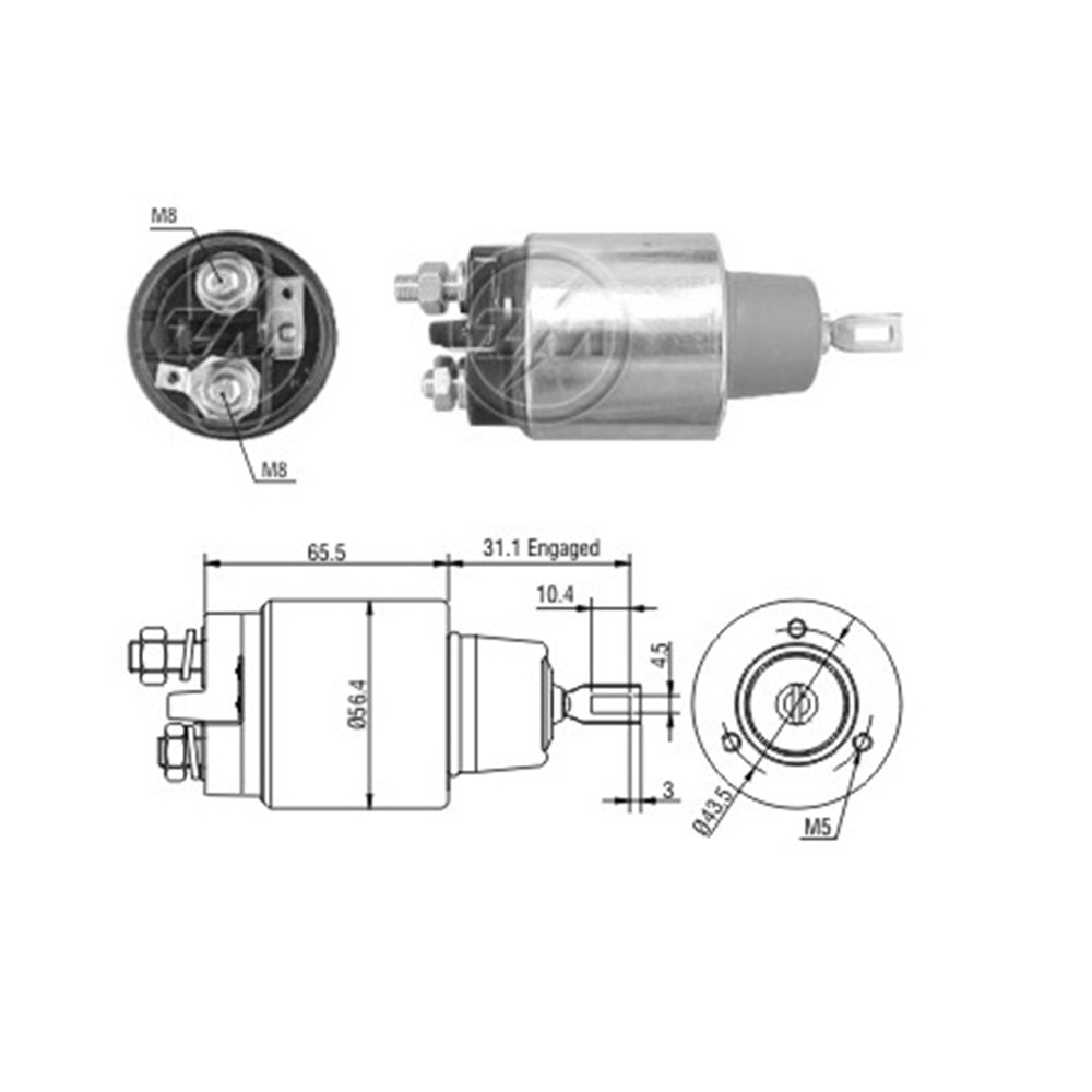 ( 12V ) LAND ROVER / IVECO ( GENIS DELIK ) ( FİŞLİ )