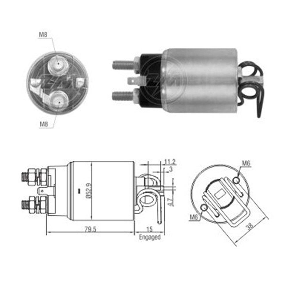 ( 12V ) NISSAN / DATSUN / BMC LEVENT 3,0, MDS ( YAYLI )