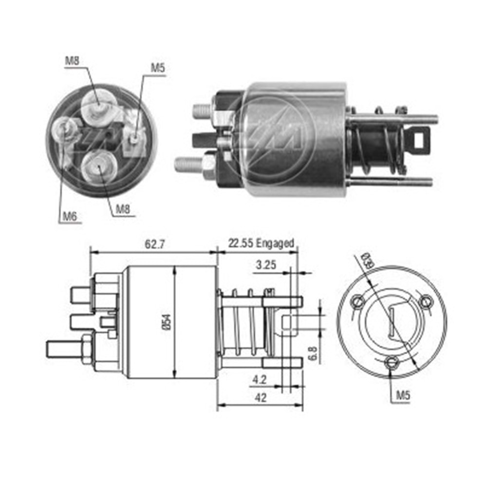 ( 12V ) BMW YENI MODEL ( ÇİFT CİVATALI ) ( DMR. BOĞ. )