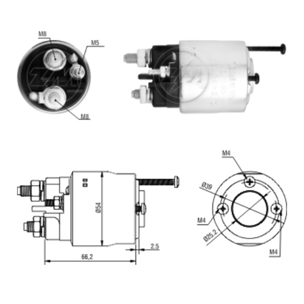 ( 12V ) FIAT / FORD / OPEL / RENAULT ( 5mm CİV. )