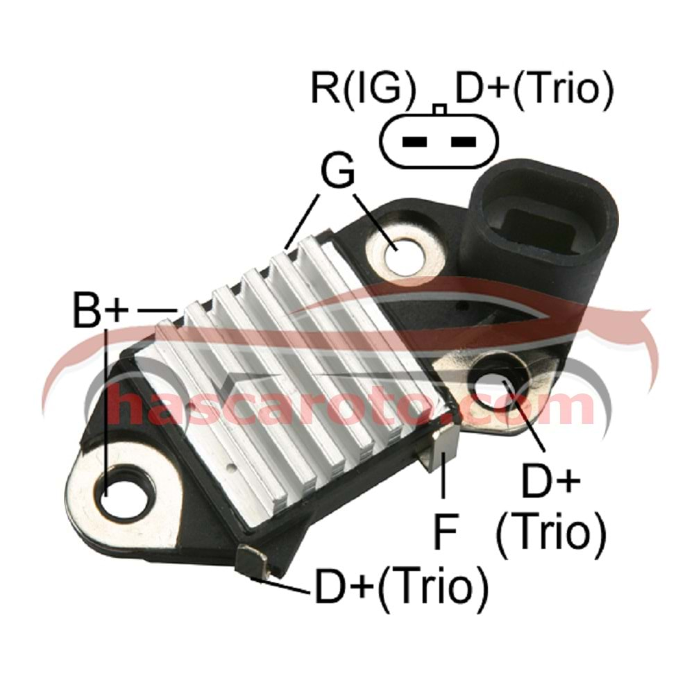 ( 12V ) DAEWOO TICO - MATIZ / FORKLIFT ( DİK SOKET ) ( 2 FİŞLİ ) ( R