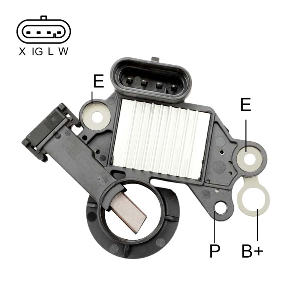 ( 12V ) DAEWO / SSANGYONG ( OV. SOKET ) ( 4 FİŞLİ ) ( P-L-I-S )