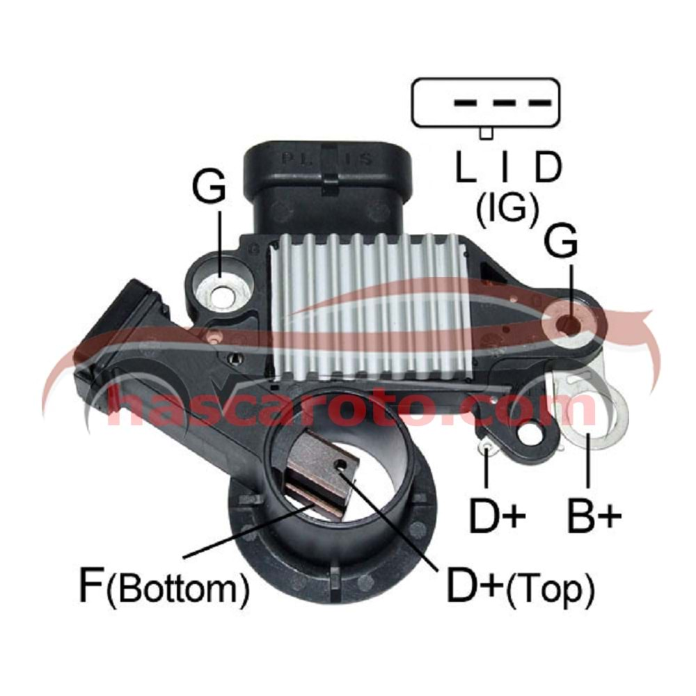 ( 12V ) CHEVROLET CAPTIVA / AVEO / LACETTI ( 3 FİŞLİ ) ( L-IG-Dumm