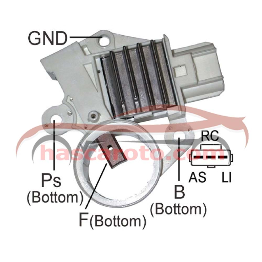 ( 12V ) FORD CONNECT ( 3 FİŞ - KÖSELİ SOKET ) ( AS-RC-LI )