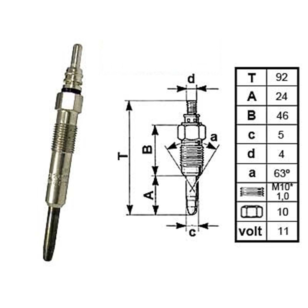 ( 12V ) VW CADDY, GOLF, PASSAT / SKODA / GAZELLE ( GX93 )