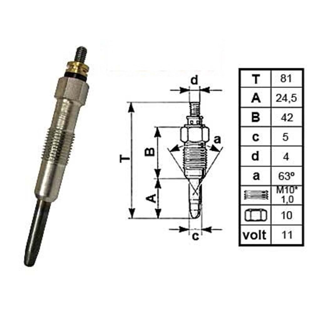 ( 12V ) BMC TD80, NISSAN LEVEND / FIAT MAREA, BRAVO, CROMA