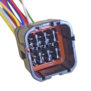 SOKET 16 Lİ UNİVERSAL ( SİYAH ) KABLOLU ( ERKEK )