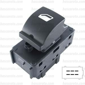 PEUGEOT 301 ( SİYAH TABANLI ) ( SAĞ ) ( 6 FİŞ )