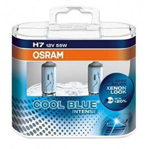 ( 12V ) H7 55 W ( 4200 CAL. ) ( BEYAZ ) + %20 FAZLA IŞIK ( SET )