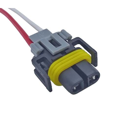 AMPÜL SOKETİ H27 / H8 YANDAN GEÇMELİ