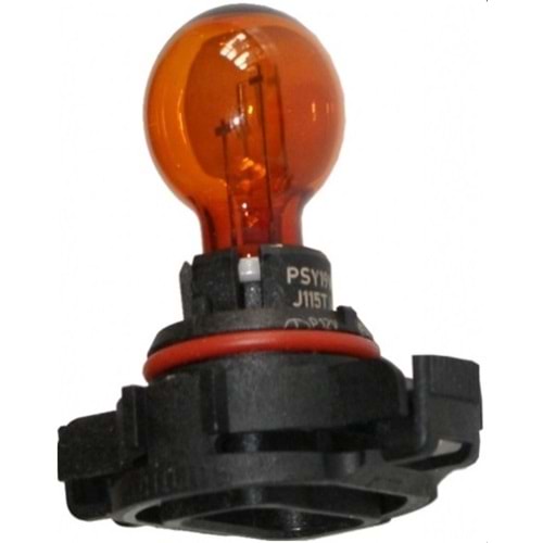 ( 12V ) PS19W ( TOPAK PLASTİK SOKETLİ - SARI ) SİNYAL VE STOP AMPULÜ