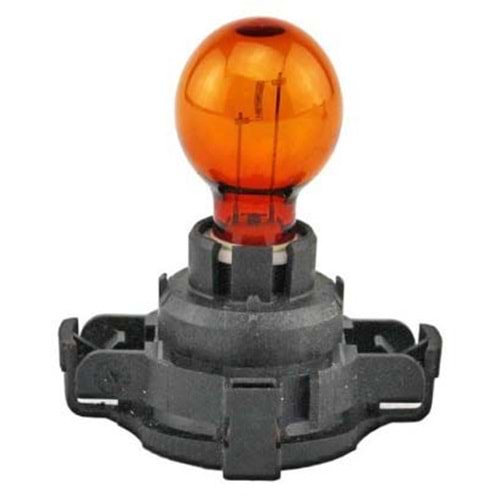 ( 12V ) PY24W ( TOPAK PLASTİK SOKETLİ - SARI ) ( FİŞSİZ )