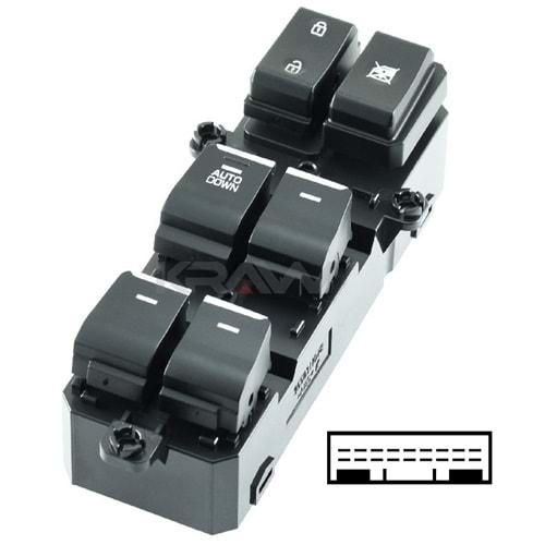 HYUNDAI TUCSON ( 15-18 ) ( 18 FİŞ ) ( AUTO DOWN )