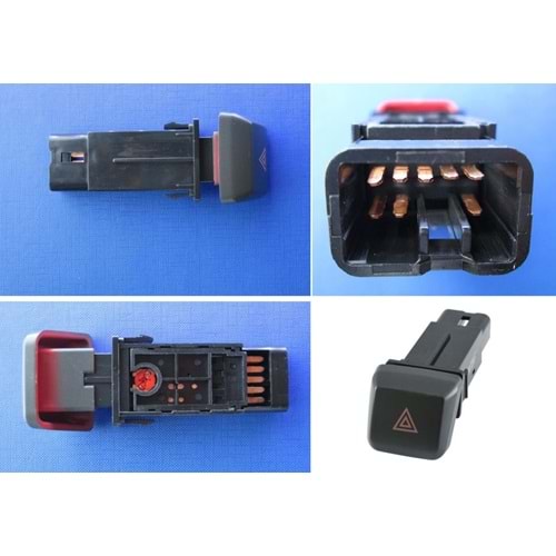 ISUZU D-MAX ( 4'LÜ FLAŞÖR SINYAL ANAHTARI )