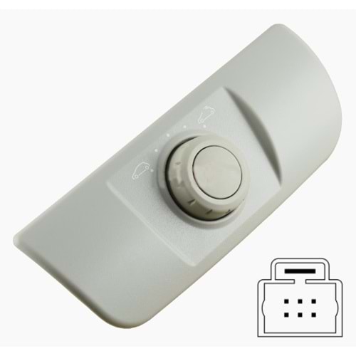 RENAULT MEGANE II, SCENIC II ( KREM ) ( 6 PİN )