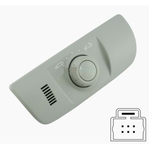 RENAULT MEGANE III, LAGUNA III, SCENIC III ( GRİ ) ( 6 PİN )