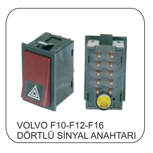 ( FLAŞÖR ) VOLVO F10 / 12 / 16 DÖRTLÜ