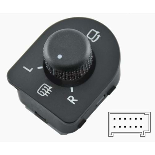 VW GOLF / PASSAT / SEAT ( KATLANIR ) ( 10 PİN )6 FİŞLİ SEAT ARACINA